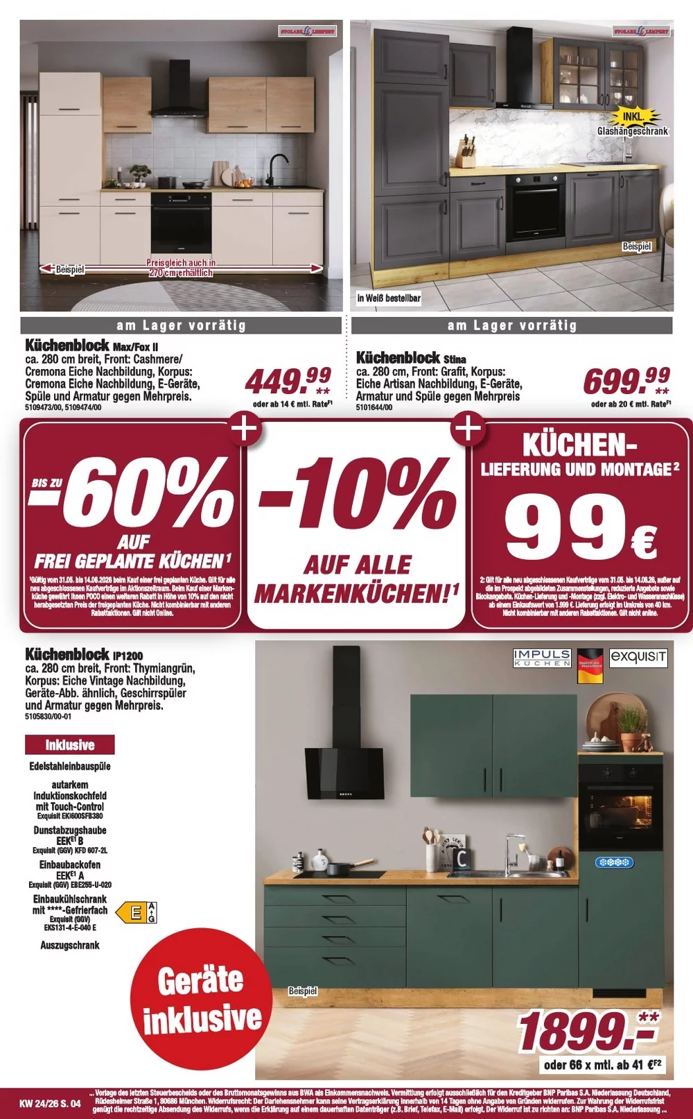 POCO Prospekt Aktuell ab 15.05.2026 | Nächste Woche Online Blättern 4 poco prospekt juni 7 14 4