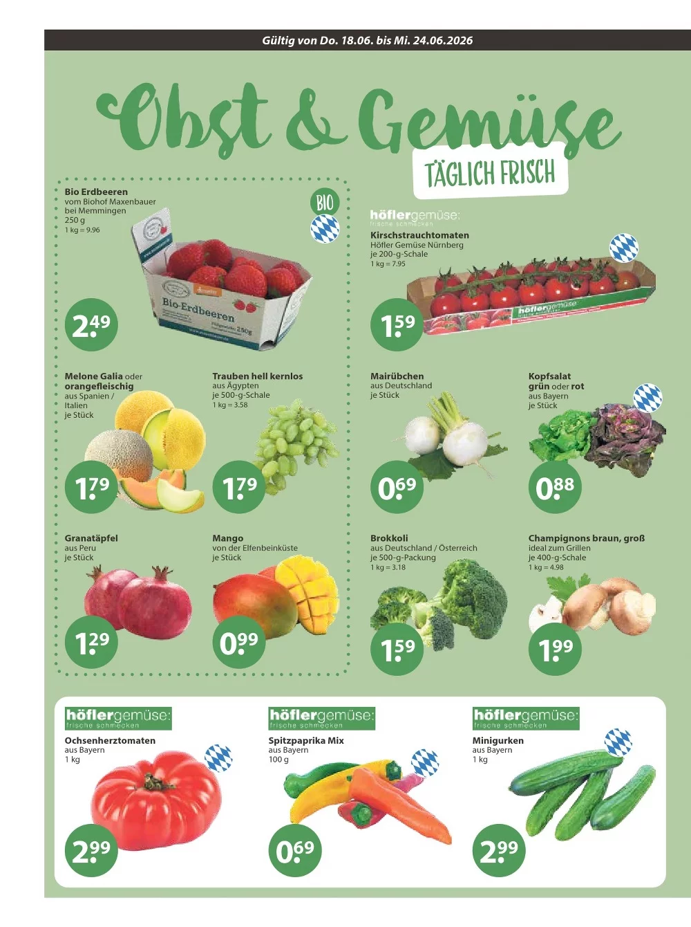 V-Markt Prospekt Aktuell ab 18.06.2026 | Nächste Woche Online Blättern 4 V Markt prospekt prospekt juni 18 24 4