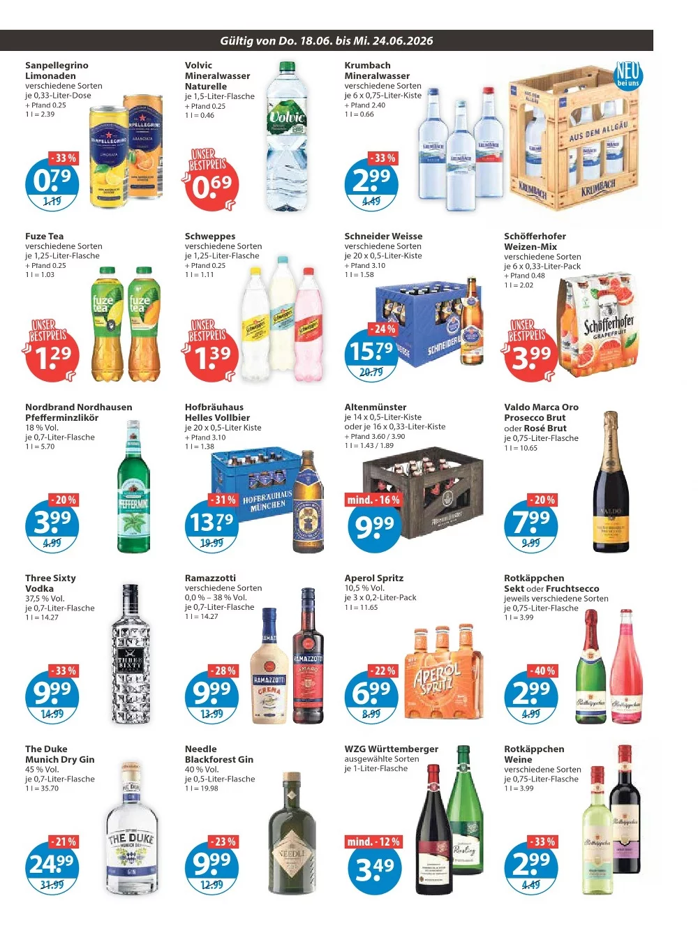 V-Markt Prospekt Aktuell ab 18.06.2026 | Nächste Woche Online Blättern 9 V Markt prospekt prospekt juni 18 24 9