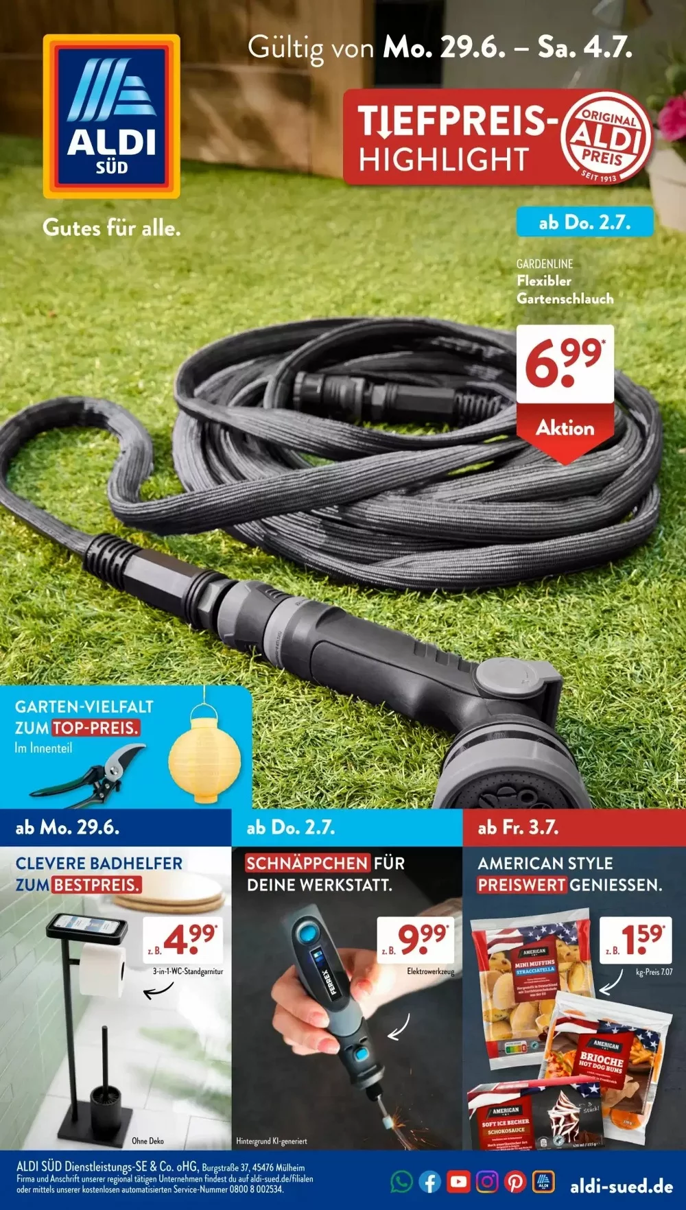 Aldi Süd Prospekt Aktuell ab 29.06.2026 | Nächste Woche Online Blättern 1 aldi süd prospekt kw-23