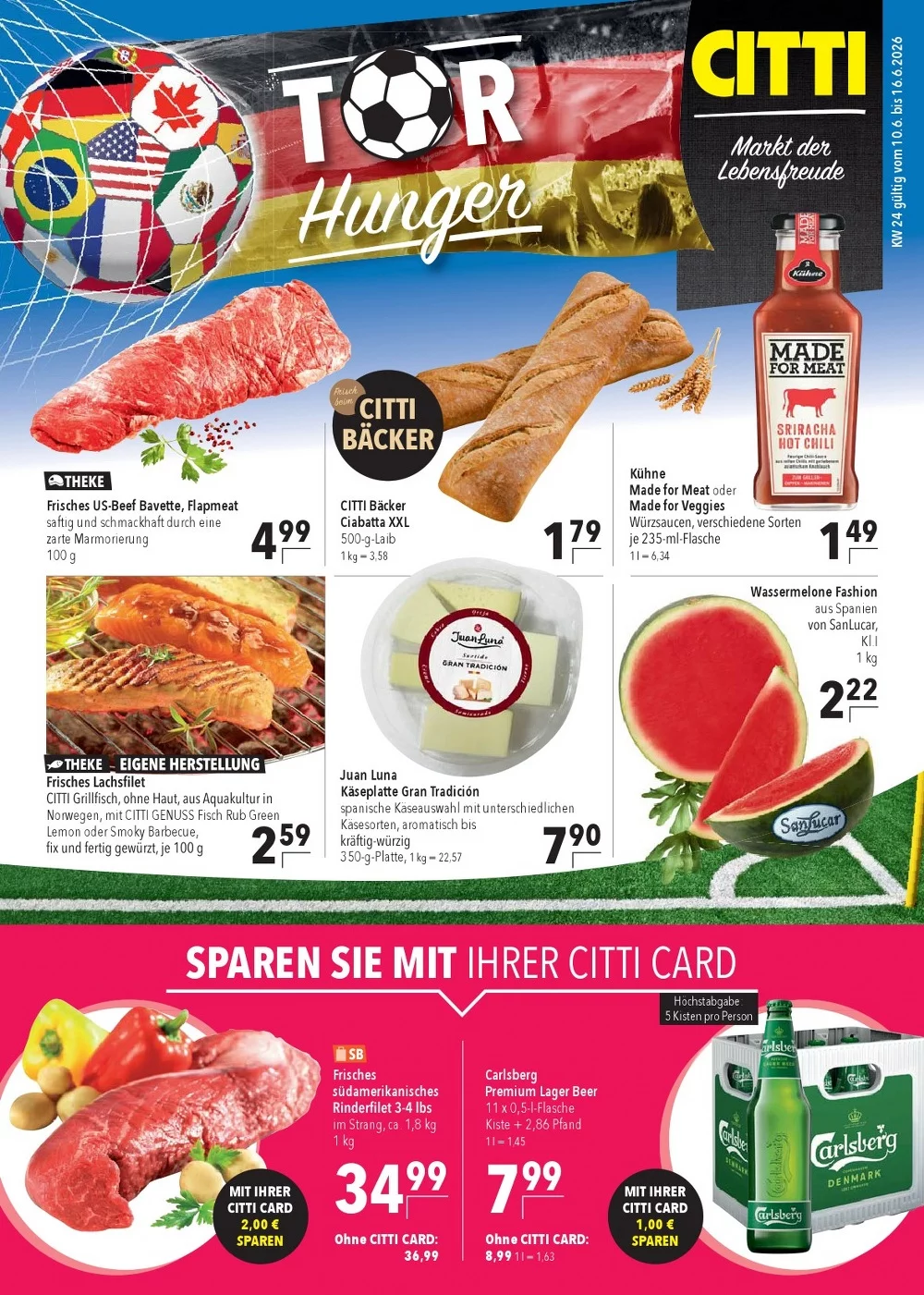 CITTI Markt Prospekt Aktuell ab 10.06.2026 | Nächste Woche Online Blättern 1 citti markt prospekt kw-24