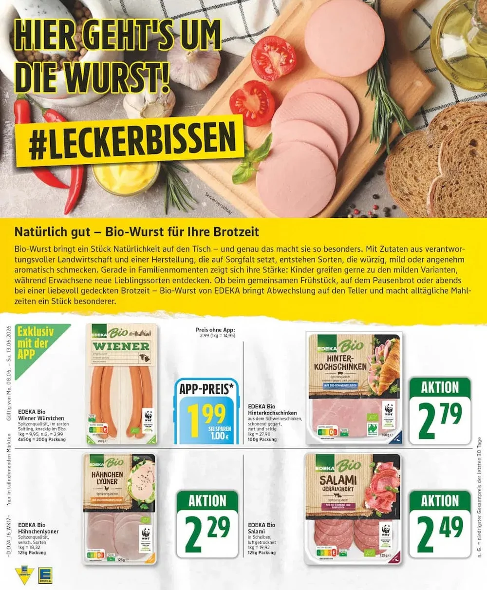 edeka prospekt juni 8 13 16