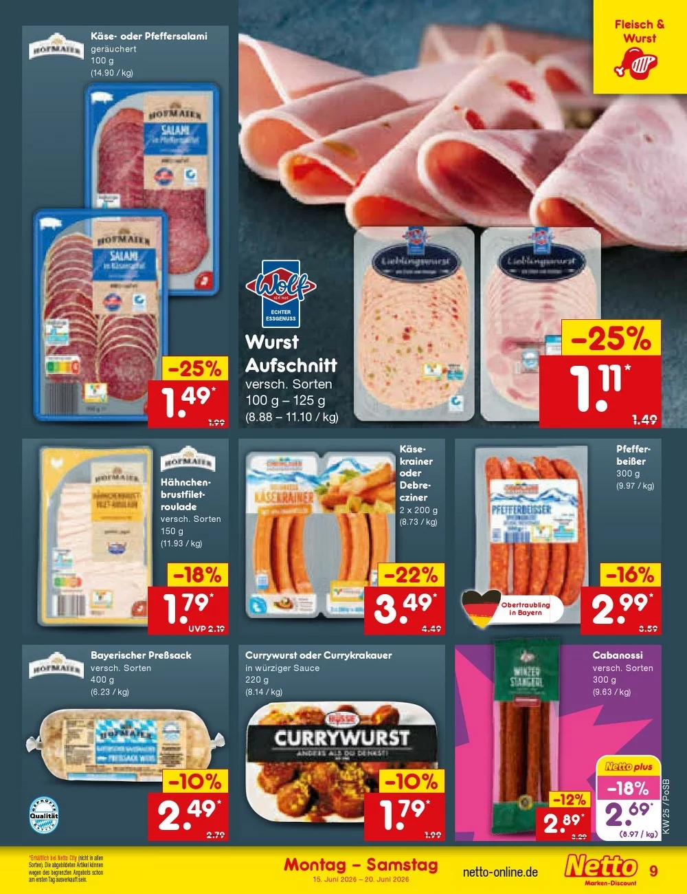 netto marken prospekt juni 15 20 11