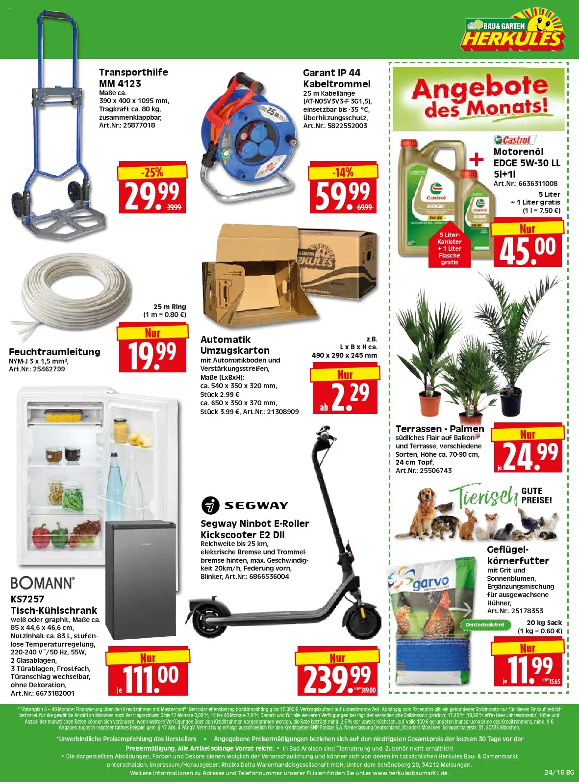 herkules baumarkt prospekt juni 8 13 16