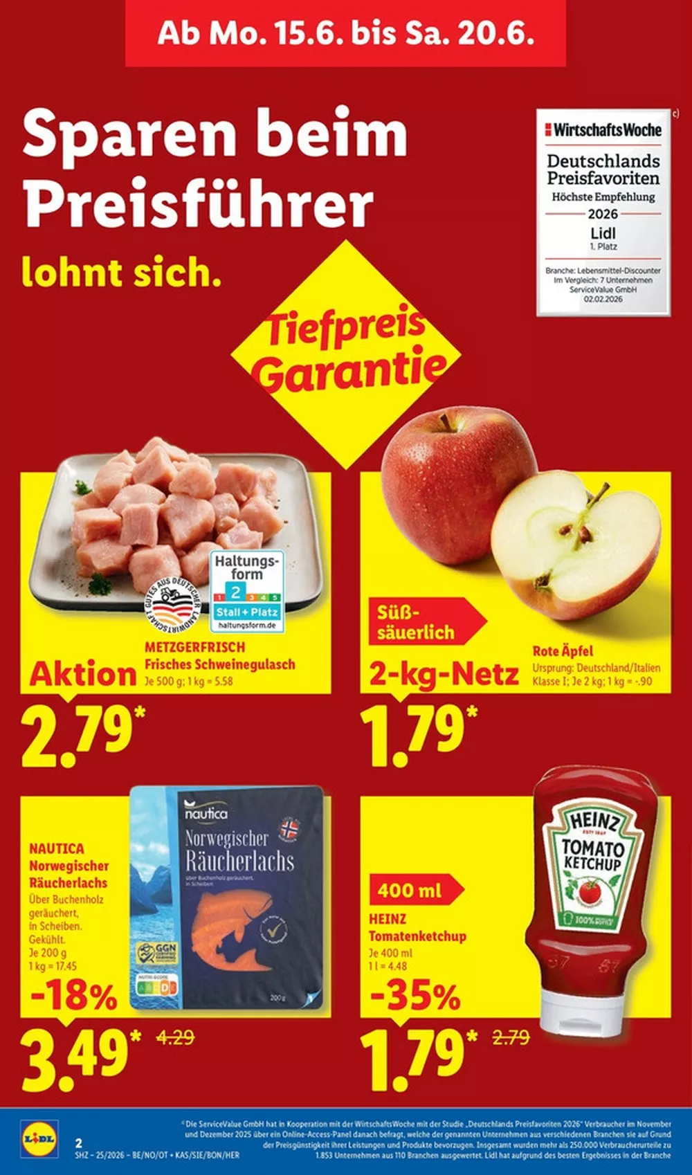 Lidl Prospekt 15.06.2026 | Nächste Woche Online Blättern 2 lidl prospekt juni 15 20 2 97259469