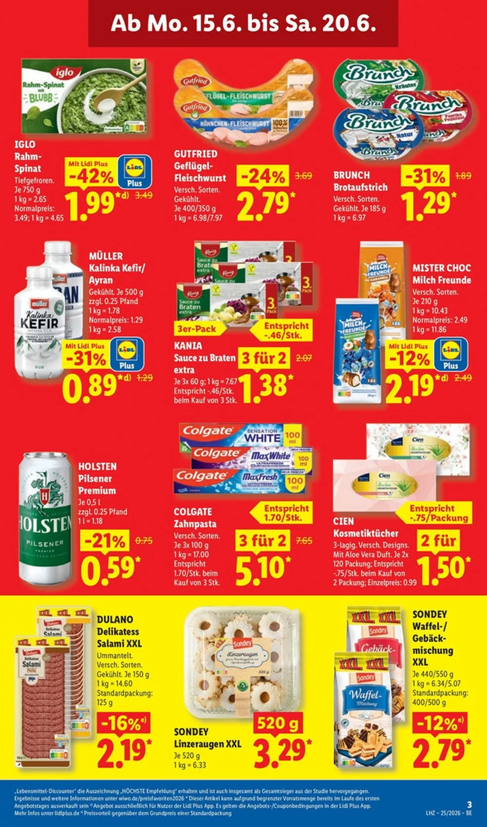 Lidl Prospekt 15.06.2026 | Nächste Woche Online Blättern 3 lidl prospekt juni 15 20 3 60355188