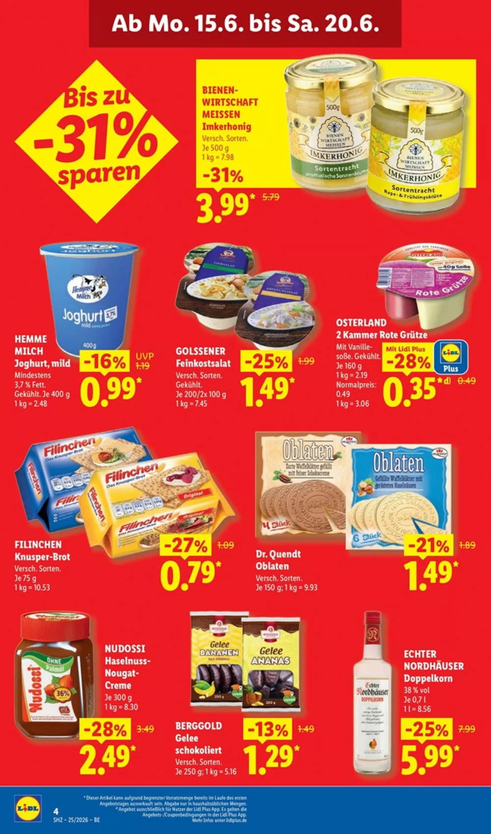 Lidl Prospekt 15.06.2026 | Nächste Woche Online Blättern 4 lidl prospekt juni 15 20 4 75276384