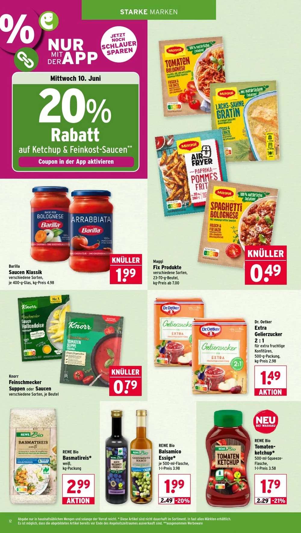 wasgau prospekt juni 8 13 12