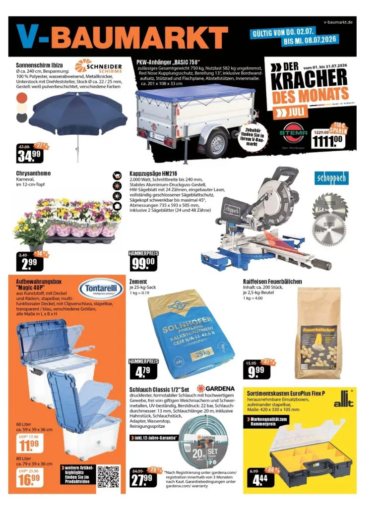 v baumarkt prospekt kw-28