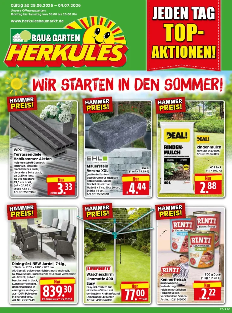 herkules baumarkt prospekt kw-27